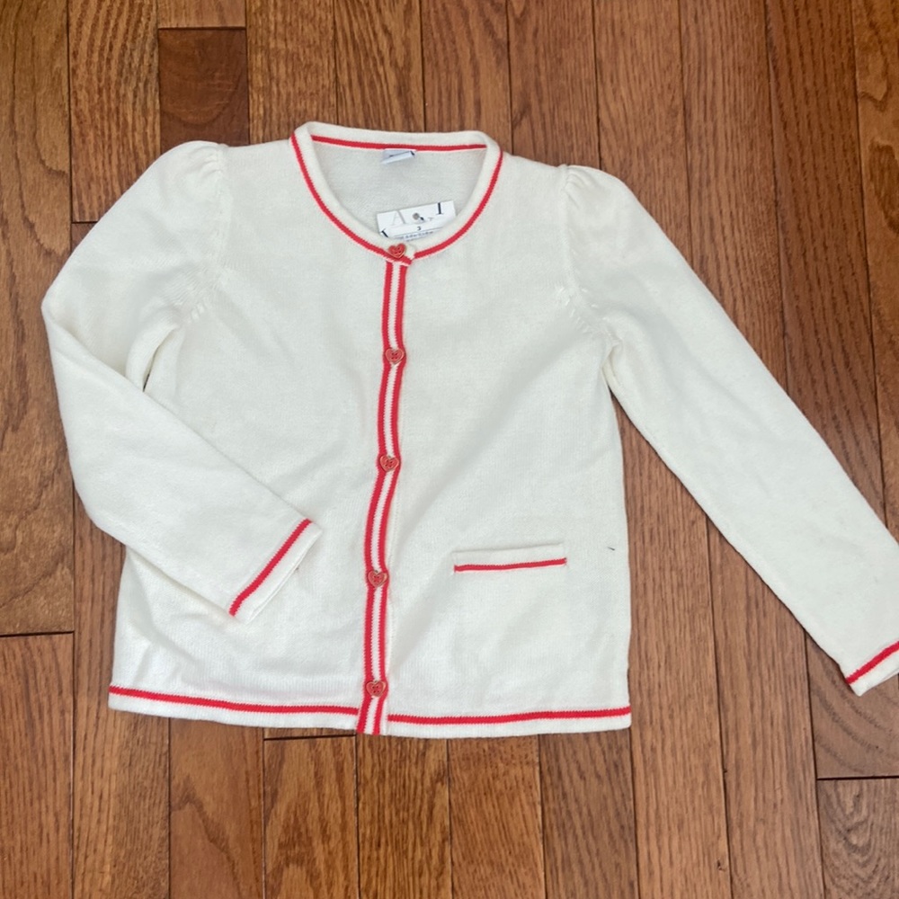 COPY - Toddler girls 3t Janie and Jack sweater button down NWT